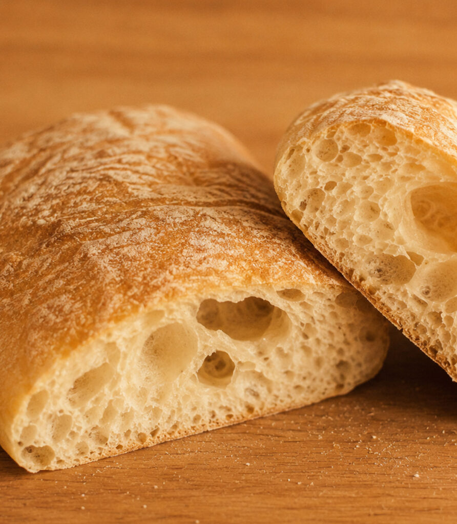 close-up ciabatta