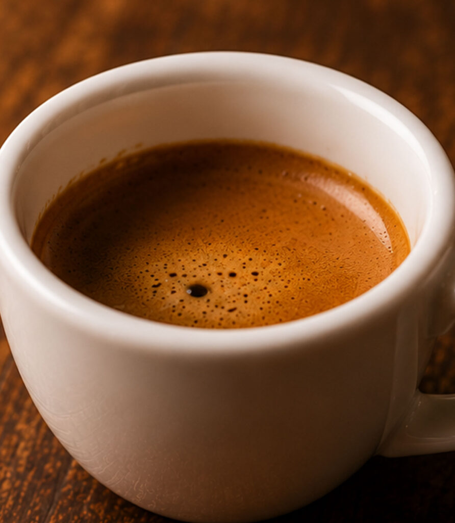 close-up espresso