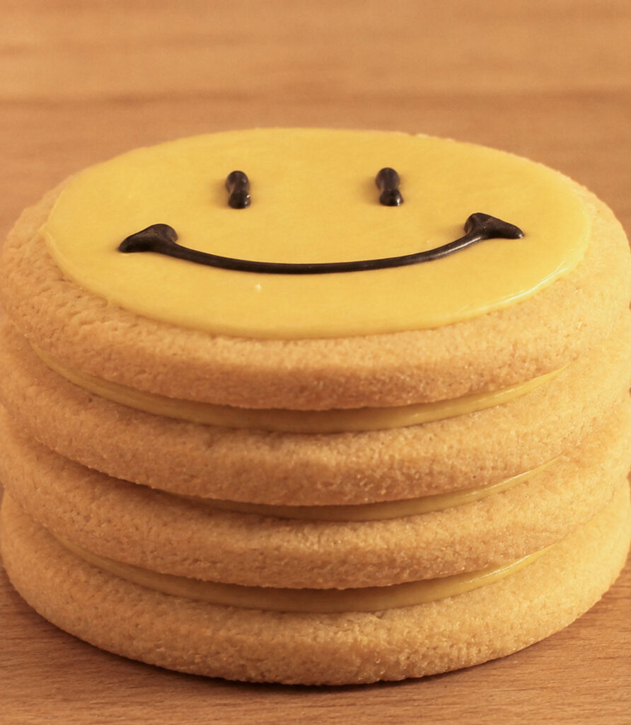 close-up sugar cookie