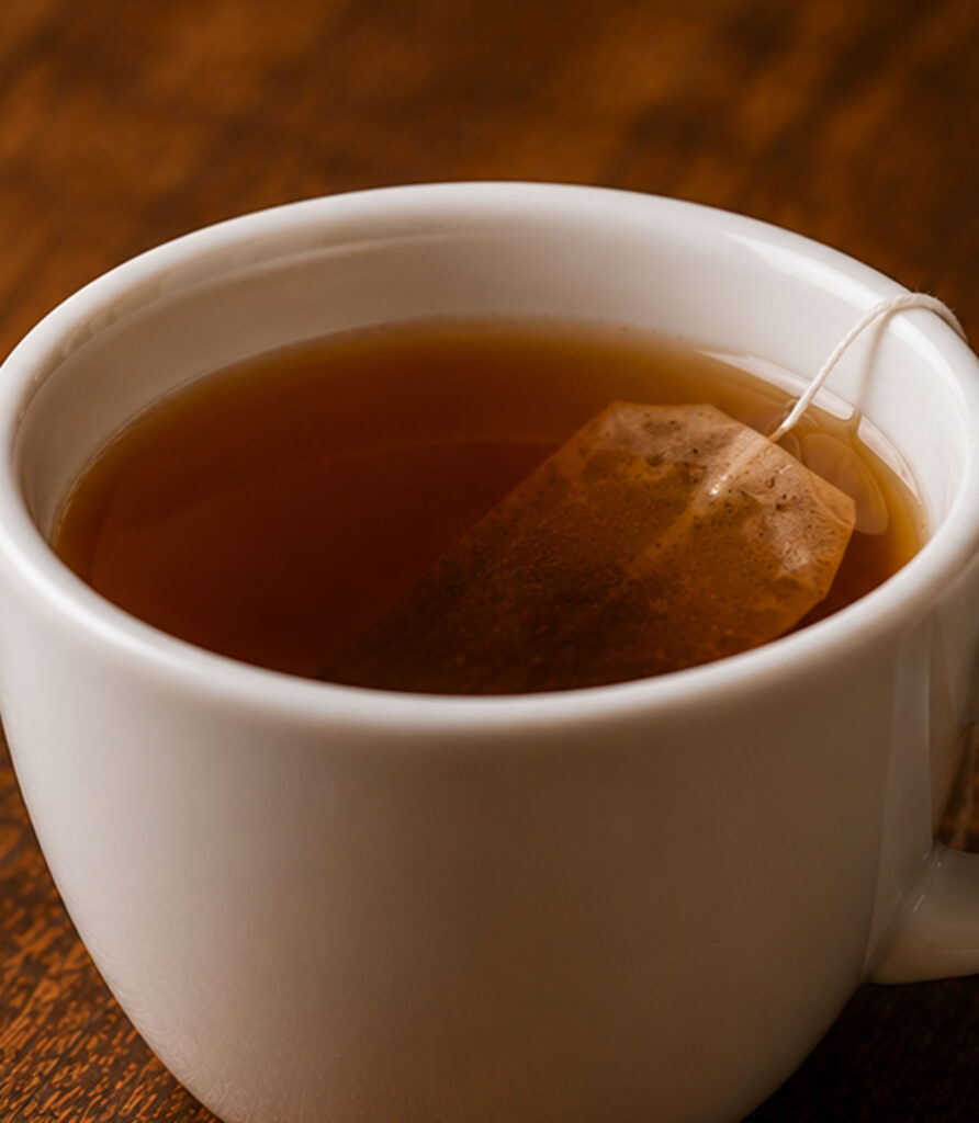 close-up tea